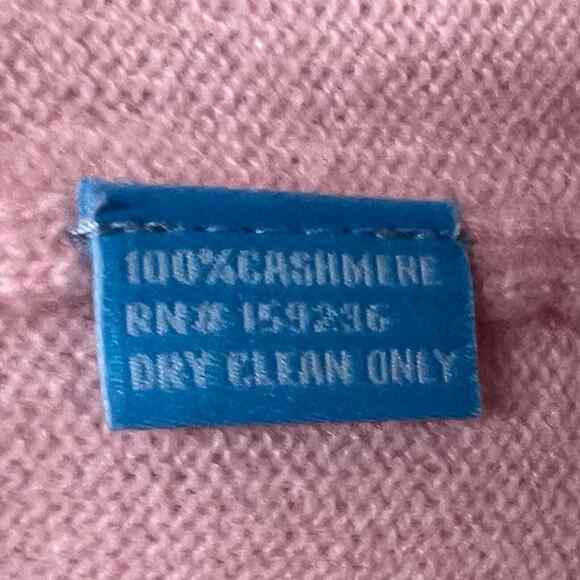 J. McLaughlin Pale Pink Clemson Cashmere Open Cardigan Size XS - Picture 3 of 4